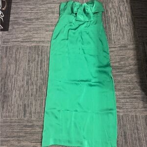 Lilly Pulitzer Green Strapless Dress